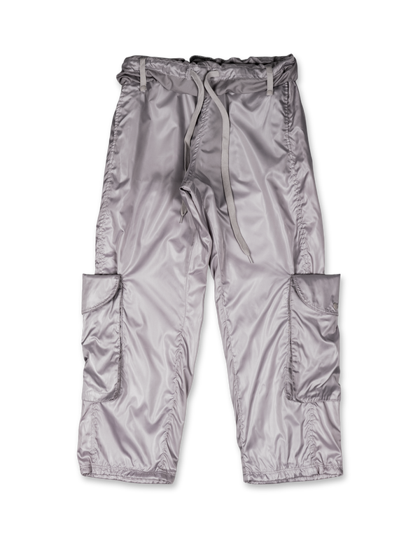 Rolled Waist Cargo Wind Pants