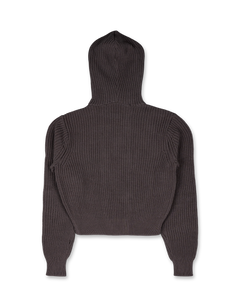 Hooded Button Cardigan