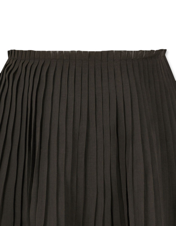 Pleated Midi Skirt