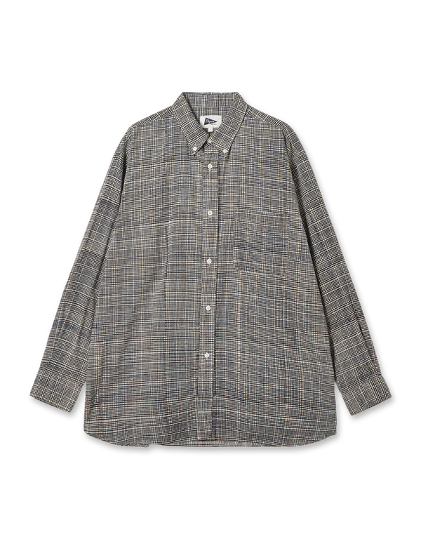 Bubbie Block Printed Button Down Shirt