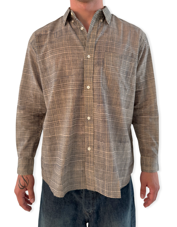 Bubbie Block Printed Button Down Shirt