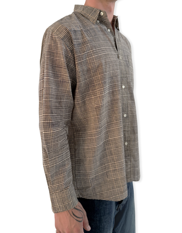 Bubbie Block Printed Button Down Shirt