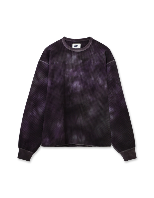 Conan Uneven Dyed Waffle Crewneck