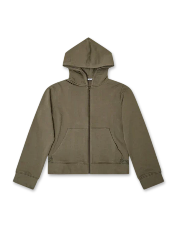 Lace Zip-Up Hoodie