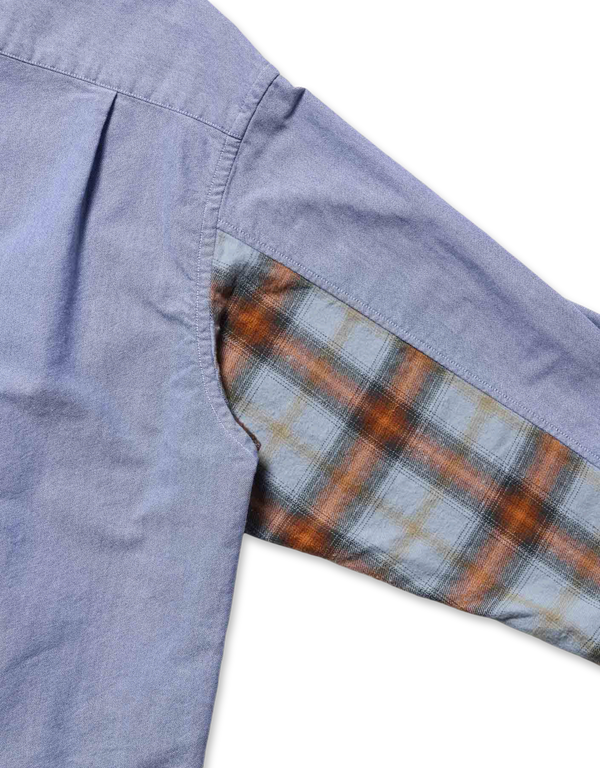 Check Paneled B.D Shirt
