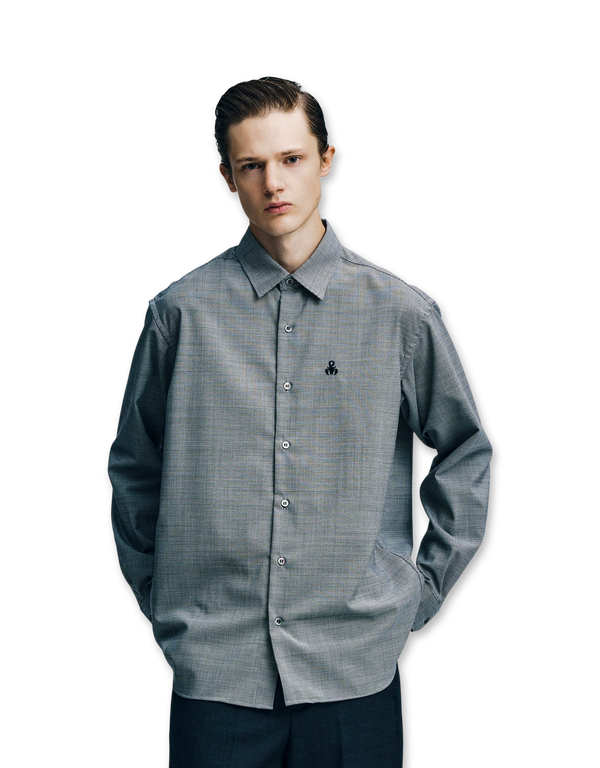 Tropical Check Relax-Fit Shirt
