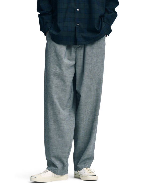 Tropical Check Tapered Bold Pants