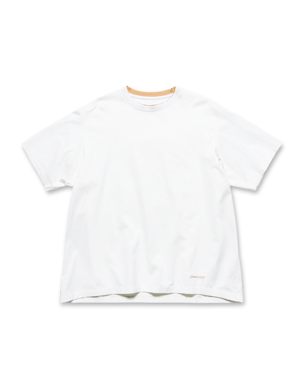 Luster Cotton Double Rib Wide Tee