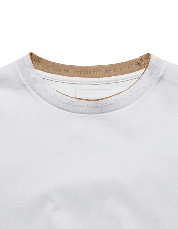 Luster Cotton Double Rib Wide Tee