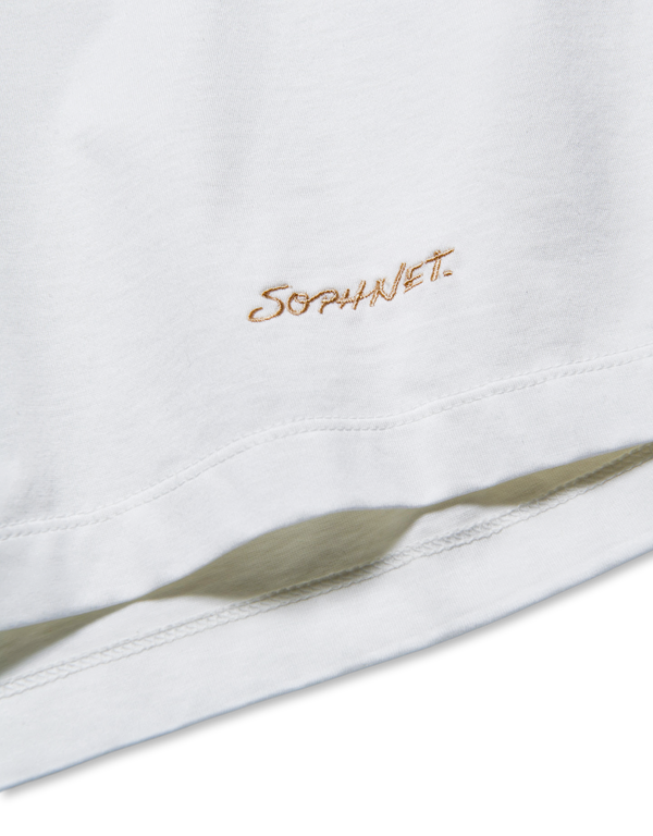 Luster Cotton Double Rib Wide Tee