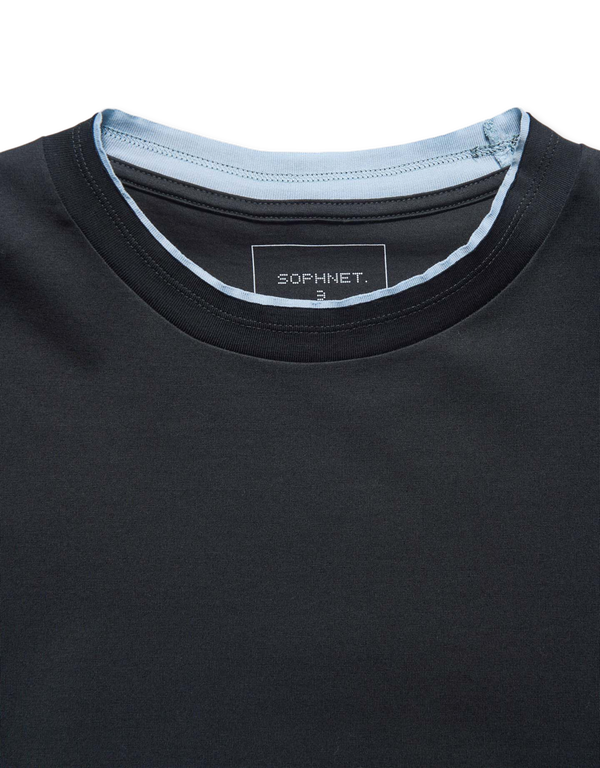 Luster Cotton Double Rib Wide Tee