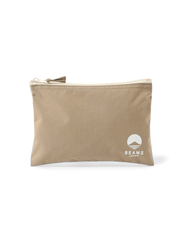 Beams Japan Logo Flat Pouch A5
