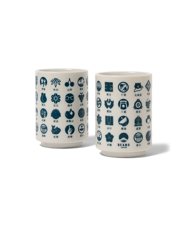 Beams Japan Todofuken Ceramic Cup (Set Of 2)