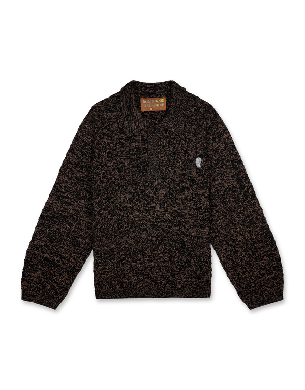 Waffle Pullover Sweater