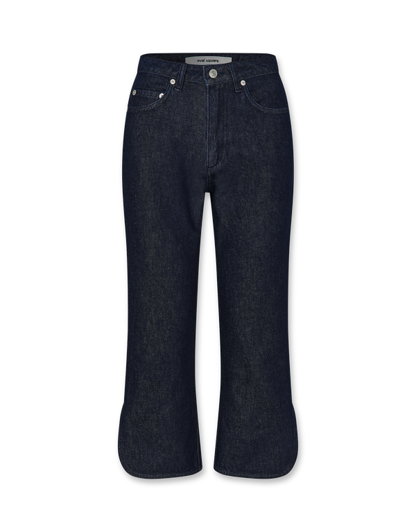 Split Denim Capri