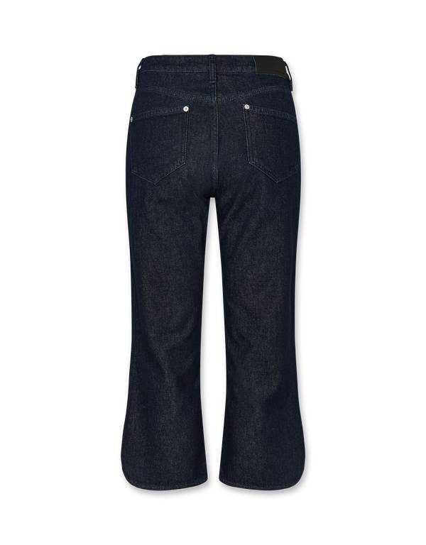 Split Denim Capri