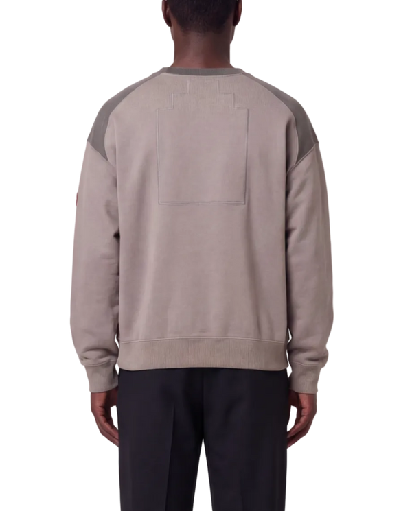 Panel Shoulder Crew Neck