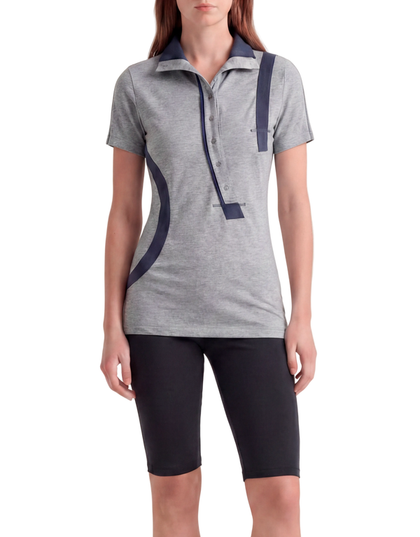 Curved Button Panel Tee