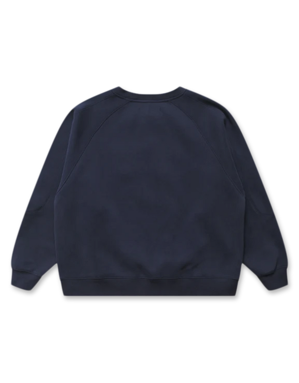 Plaid Oval Logo Raglan Crewneck Sweatshirt