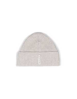 Cashmere Ribbed Beanie