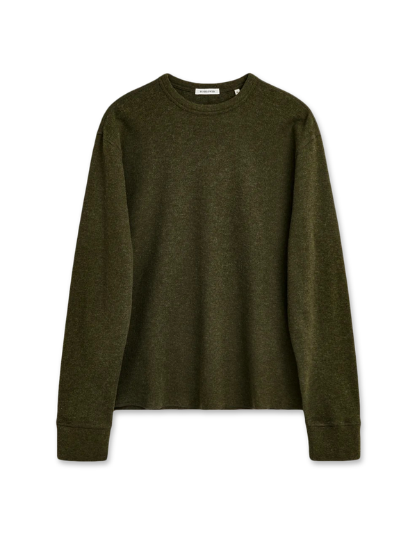 SUNFLOWER Wool Waffle Tee LS 340 Green long sleeved t shirts