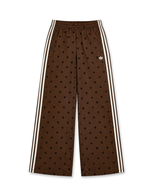 adidas Wide Leg Pants dark brown trousers