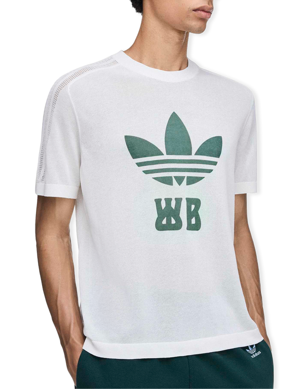adidas Wales Bonner Knit T-shirt white short sleeved t shirts