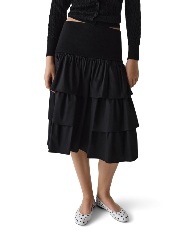 gimaguas Joan Midi Skirt Black skirts