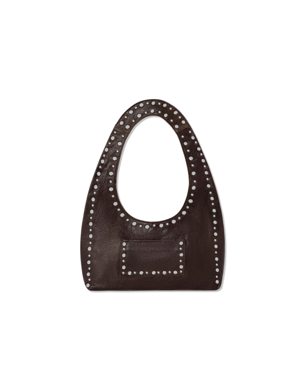 gimaguas Franca Bag Arrugado Brown shoulder bags