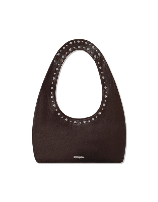 gimaguas Franca Bag Arrugado Brown shoulder bags