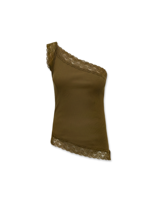 OpéraSPORT Violetta Seamless Top Olive tops