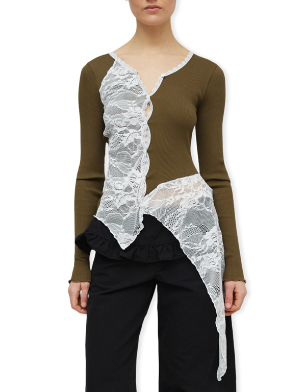OpéraSPORT Constanza Seamless Top Olive tops
