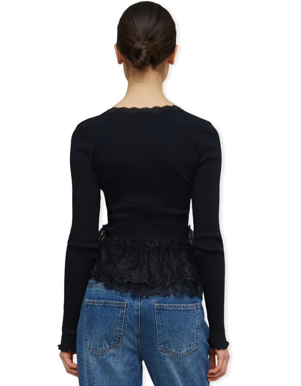 OpéraSPORT Eloisa Seamless Cardigan Black cardigans