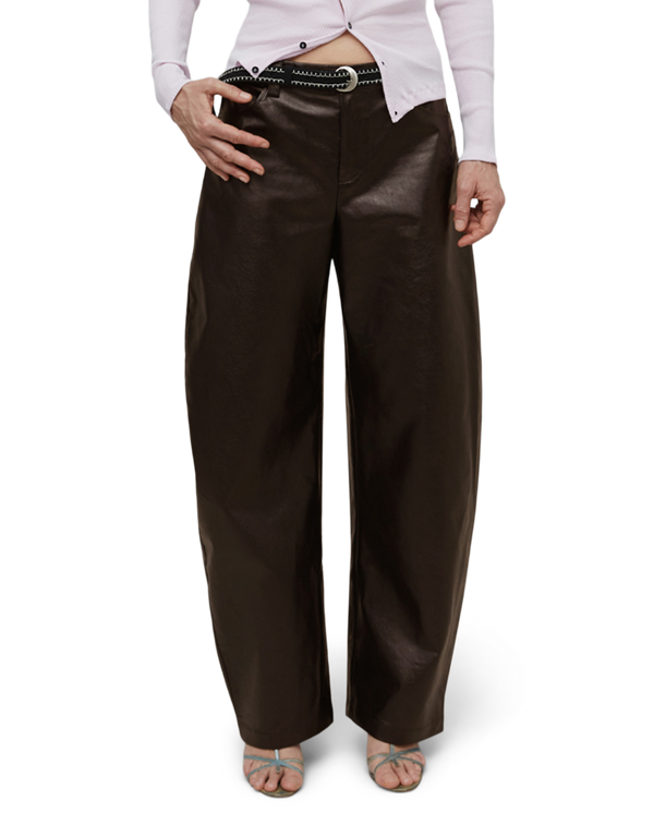 OpéraSPORT Mafalda Pants Brown trousers