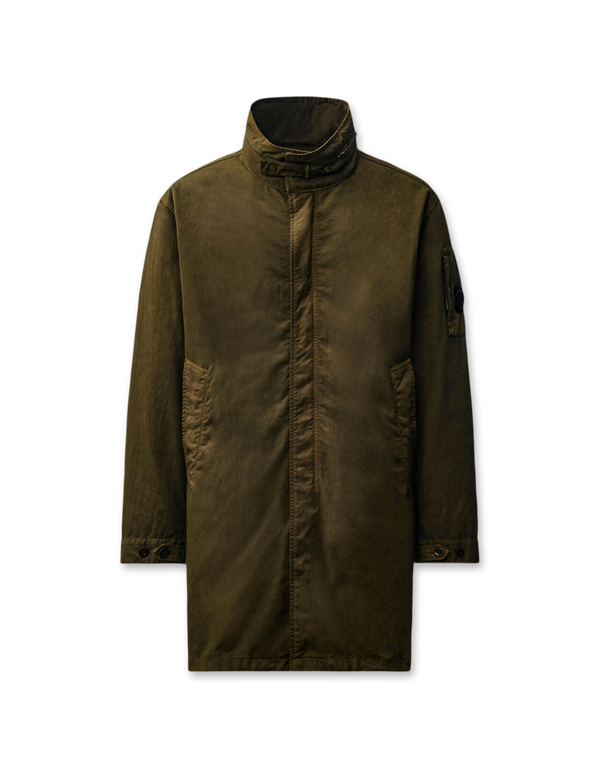 Twill Hooded Fishtail Parka