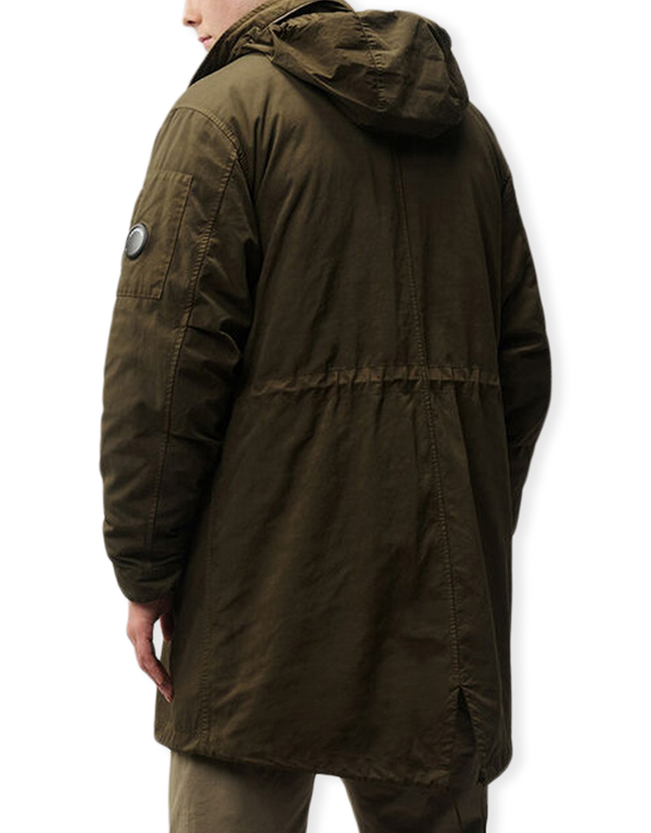 Twill Hooded Fishtail Parka