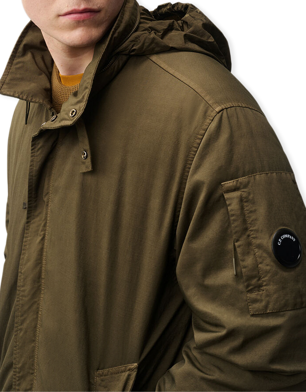 Twill Hooded Fishtail Parka