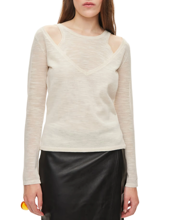Drama Knit Blouse