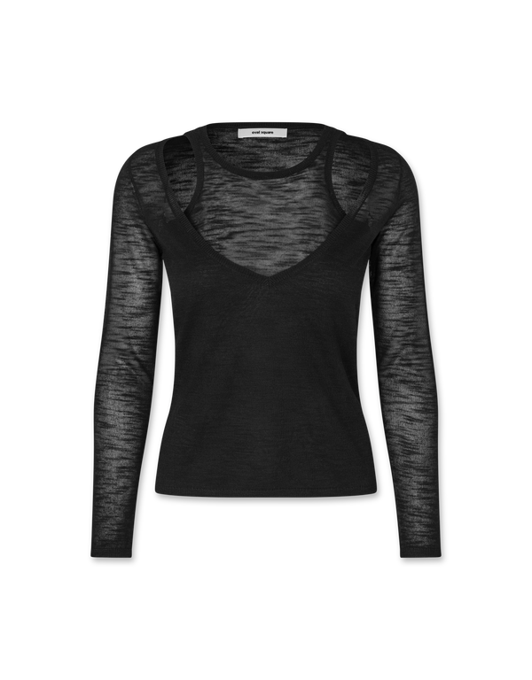 Drama Knit Blouse