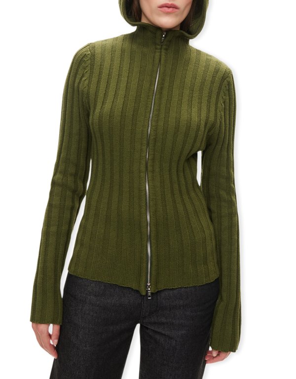Alan Hood Zip Cardigan
