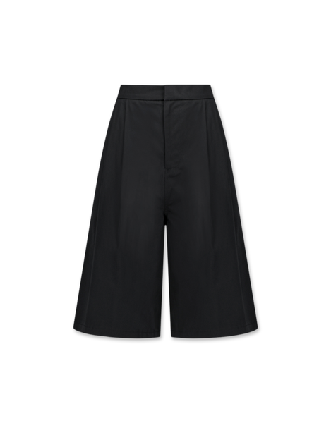 パンツ 26SS AMOMENT Two Tuck Wide Shorts Black Amomento Two Tuck Wide Shorts Black Mens – Rezet Store