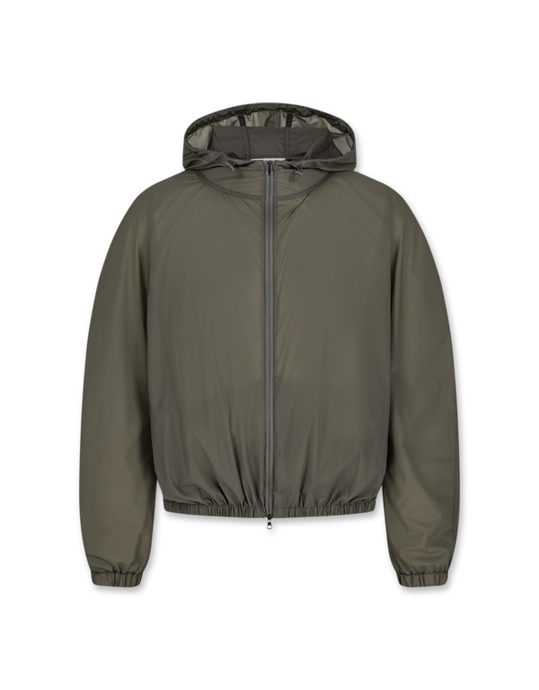Nylon Raglan Hooded Jumper