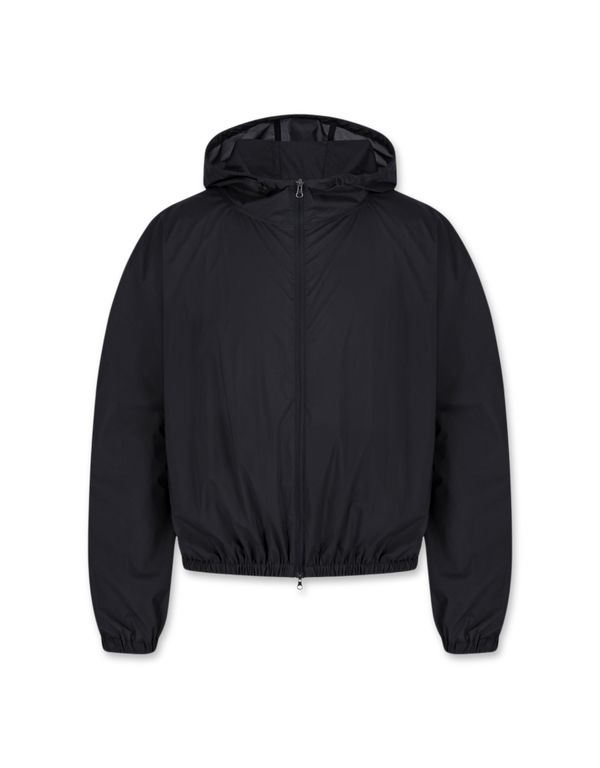Nylon Raglan Hooded Jumper