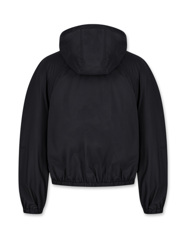 Nylon Raglan Hooded Jumper