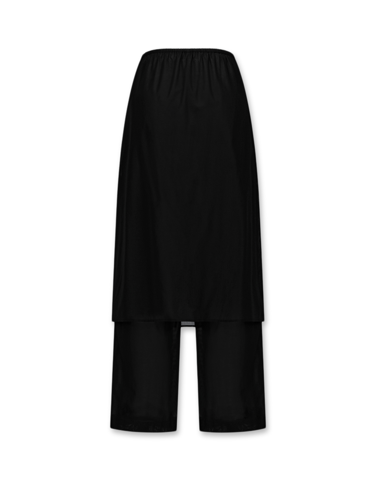 Amomento Sheer Layered Pants Black Womens – Rezet Store