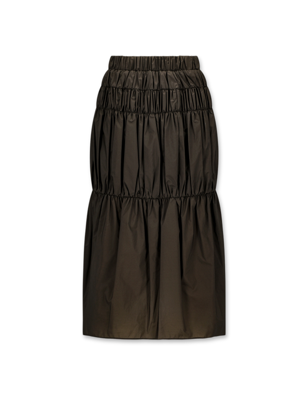 Nylon Shirring Skirt