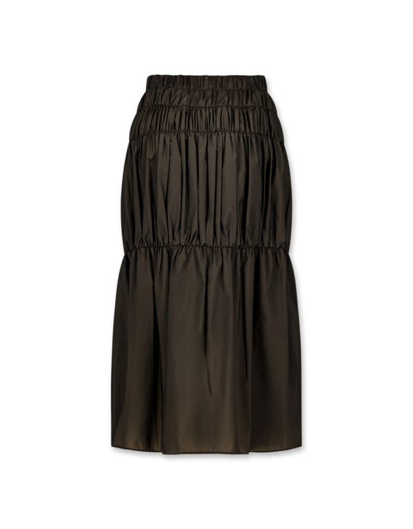 Nylon Shirring Skirt
