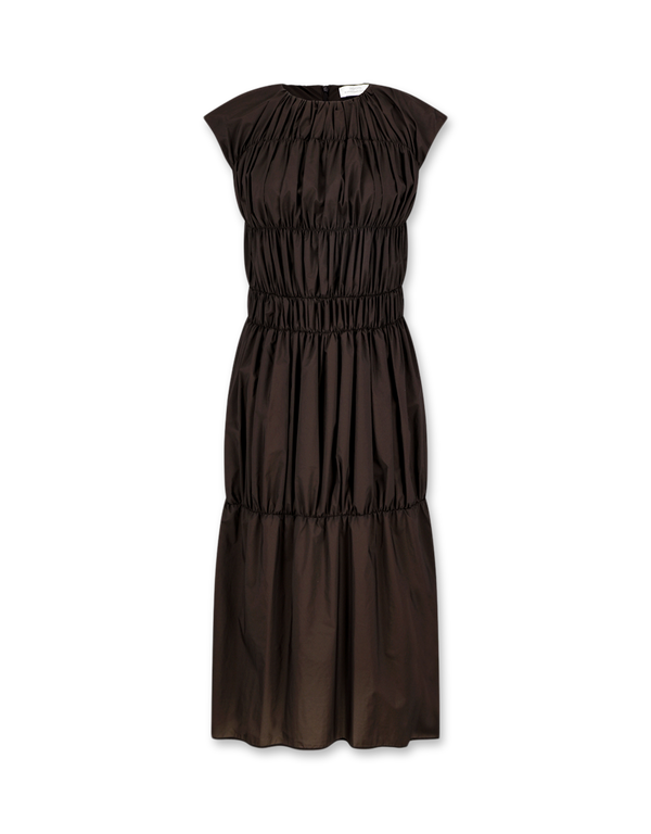 Nylon Shirring Dress