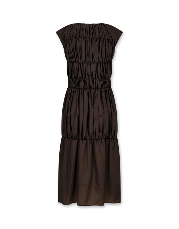 Nylon Shirring Dress