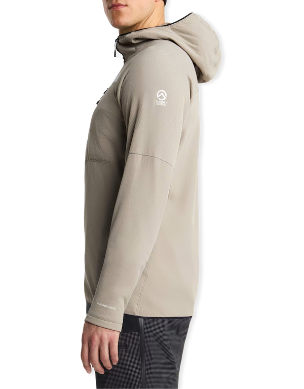 The North Face Summit Futurefleece Full Zip Hoodie Stone Slab fleece jackets